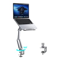 nediea 360° Rotirajuća Ruka za Laptop - Podesivo Aluminijsko Stolno Postolje za Laptove i Tablete 10-16", Sklopivo, Nosivost 10 kg 1