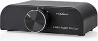NEDIS Audio Switch 4 forráshoz RCA és Jack bemenettel, alumínium 1