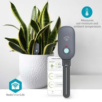 Inteligentný snímač vlhkosti pôdy Nedis BTSM1GY Bluetooth – IP55, 0 – 100 % 7