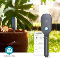 Inteligentný snímač vlhkosti pôdy Nedis BTSM1GY Bluetooth – IP55, 0 – 100 % 8