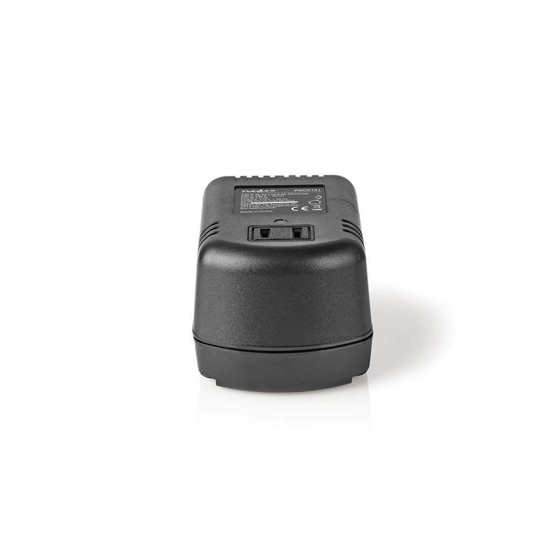 Napäťový menič Nedis - 230 V AC 50 Hz - 75 W - na používanie amerických zariadení v Európe - čierny