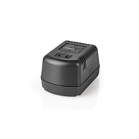 Napäťový menič Nedis - 230 V AC 50 Hz - 75 W - na používanie amerických zariadení v Európe - čierny 3