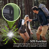 Radio portabil de urgență NEDIS, DAB+, FM, manivelă, solar, încărcare USB, funcționează cu baterii, cu ceas deșteptător, verde/negru 7