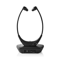 Căști TV wireless Nedis HPRF010BK - RF In-Ear - rază de acțiune 35 m - baterie 200 mAh - autonomie 4 ore - stație de încărcare - negru 5