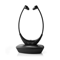 Căști TV wireless Nedis HPRF010BK - RF In-Ear - rază de acțiune 35 m - baterie 200 mAh - autonomie 4 ore - stație de încărcare - negru 6