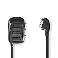 Prepínač Nedis SCART, 3 vstupy / 1 výstup, s 0,5 m káblom 1
