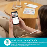 Cameră de interior WiFi Nedis WIFICI23CWT, Pan/Tilt, 3MP HD, vedere nocturnă, senzor de mișcare, audio bidirecțional, alb 6