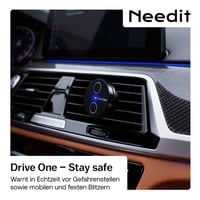 Needit Drive One 2 Zariadenie na varovanie v cestnej premávke 2026 – Detektor rýchlostných radarov a varovanie pred nebezpečenstvom, LED displej, dáta Blitzer.de 4