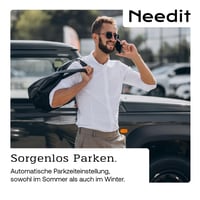 Elektronické parkovacie hodiny Needit Park Micro – modré 3