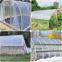 Neegaurd Extra Vastag Fólia Fóliasátorhoz 2x6m - Átlátszó, Vízálló, Szakadásálló Kerti Takarófólia Zöldségekhez, Paradicsomhoz 4