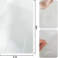 Neegaurd Extra Vastag Fólia Fóliasátorhoz 2x6m - Átlátszó, Vízálló, Szakadásálló Kerti Takarófólia Zöldségekhez, Paradicsomhoz 2