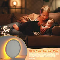 LED stropné svietidlo NEEMOSI s nočným svetlom, 36W, stmievateľné, s diaľkovým ovládaním a časovačom, okrúhly plochý dizajn, priemer 39 cm, do spálne 7