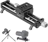 NEEWER 140mm Makró Fókusz Sín 360° Forgatható 4-Irányú Zárással QR Lemezzel Közeli Makró Fotózáshoz GM-MP2 1