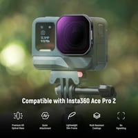 NEEWER 4 darabos ND/PL szűrő szett Insta360 Ace Pro 2 akciókamerához, ND8/16/32/64 polarizáló szűrő készlet 2