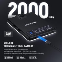 Neewer 60 LED selfie svetlo na telefón s klipom, 2000 mAh batéria, CRI 95+, 3 režimy svietenia, kompatibilné s tabletom a notebookom, svetlo na natáčanie TikTok videí 5
