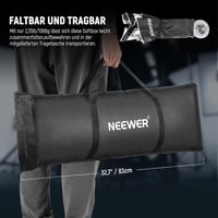 NEEWER 60x90cm Téglalap Softbox Bowens Rögzítéssel - Gyorskioldós Stúdió Fényformáló Diffúzorral és Rácsos Táskával, Aputure 120d és Godox S 8