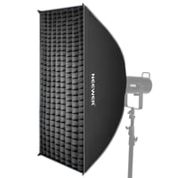 NEEWER 60x90cm Obdĺžnikový Softbox s Bowens Montážou - Rýchloupínací Štúdiový Modifikátor Svetla s Difúzorom a Mriežkou, pre Aputure 120d a Godox S 1