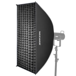 NEEWER 60x90cm Obdĺžnikový Softbox s Bowens Montážou - Rýchloupínací Štúdiový Modifikátor Svetla s Difúzorom a Mriežkou, pre Aputure 120d a Godox S