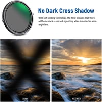 Neewer 82mm 2-in-1 Variábilis ND2-ND32 és CPL Polarizáló Szűrő Fényképezéshez Vízálló Nano Bevonattal 4