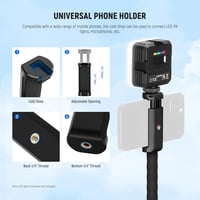 NEEWER GP-26 akciókamera rögzítő készlet szuperbilincssel, rugalmas csővel és telefontartóval 5