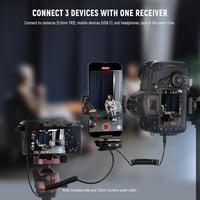 NEEWER CM28 Vezeték Nélküli Mikrofon Szett 2 Adóval, 200m Hatótáv, 9 Óra Felvétel, iPhone Android Kamerához 2