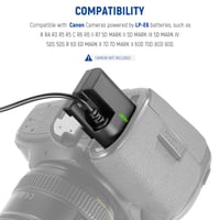NEEWER LP-E6 LP-E6N LP-E6NH Acumulator Dummy cu Cuplaj DC și Adaptor de Alimentare AC pentru Canon EOS R R5 R5C R6 R7 5D 6D 7D Mark II III IV 60D 70D 80D 90D 2