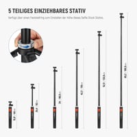 Mini trepied flexibil pentru telefon NEEWER cu telecomandă, trepied pentru telefon mobil 3