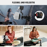 Mini trepied flexibil pentru telefon NEEWER cu telecomandă, trepied pentru telefon mobil 10