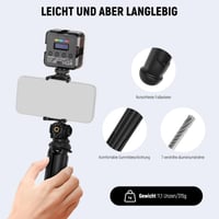 Mini trepied flexibil pentru telefon NEEWER cu telecomandă, trepied pentru telefon mobil 8