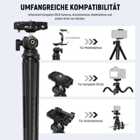 Mini trepied flexibil pentru telefon NEEWER cu telecomandă, trepied pentru telefon mobil 7