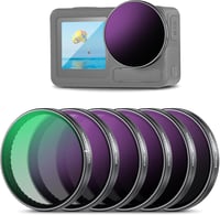 NEEWER ND Szűrő Szett DJI Osmo Action 5 Pro/4/3 Kamerához, 6 Darabos ND8+ND16+ND32+ND64+ND256+CPL Polarizációs Szűrő Készlet 1