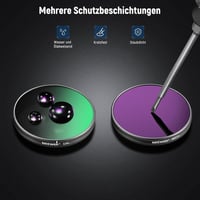 NEEWER ND Szűrő Szett DJI Osmo Action 5 Pro/4/3 Kamerához, 6 Darabos ND8+ND16+ND32+ND64+ND256+CPL Polarizációs Szűrő Készlet 6