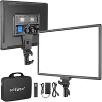 NEEWER NL288 LED videólámpa 45W, 2.4G távirányítóval, 3200K-5600K, CRI97+, dimmer 1