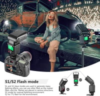 NEEWER NW-670 TTL Vaku LCD Kijelzővel Canon DSLR Fényképezőgépekhez - Speedlite Blitz Hot Shoe Csatlakozással 7