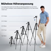 Stojan na fotoaparát a telefón NEEWER TP53, ľahký kovový cestovný statív s držiakom Cold Shoe, kompatibilný s iPhone na natáčanie videí 4