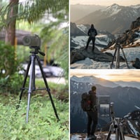 Stojan na fotoaparát a telefón NEEWER TP53, ľahký kovový cestovný statív s držiakom Cold Shoe, kompatibilný s iPhone na natáčanie videí 8