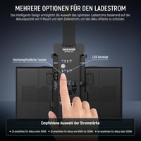 NEEWER V Mount Akkumulátor Töltő Dupla Csatornás, V Lock 100W PD USB-C Gyorstöltés, DC 48V/24V Kimenet, SmallRig Kompatibilis BP-2CH Pro 3