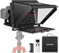 NEEWER X12 Aluminium Teleprompter Távirányítóval és App Vezérléssel, Tablet és Okostelefon Kompatibilis 1
