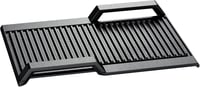 Neff Stainless Steel Grill Plate, Noir, Rectangular, Suitable for Induction, Built-in 1