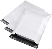 NefLaca 100 ks samolepiacich nepriehľadných plastových poštových obálok 152 x 228 mm na oblečenie a textil, veľkosť S 2