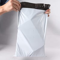 NefLaca 100 ks samolepiacich nepriehľadných plastových poštových obálok 152 x 228 mm na oblečenie a textil, veľkosť S 4