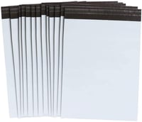 NefLaca 100 ks samolepiacich nepriehľadných plastových poštových obálok 152 x 228 mm na oblečenie a textil, veľkosť S 1