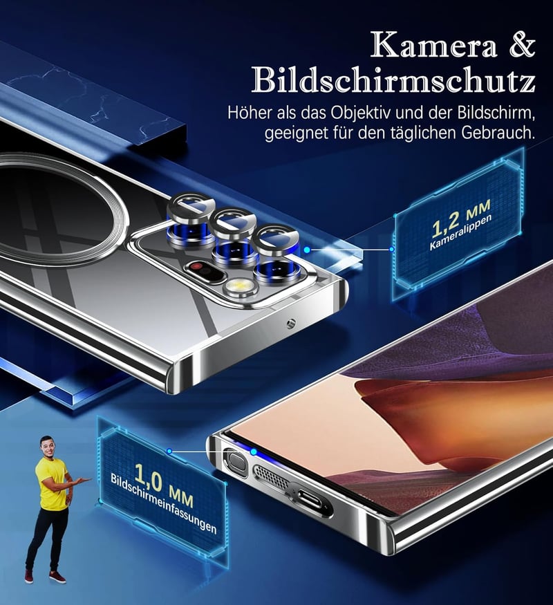Neivi Samsung Galaxy Note 20 Ultra MagSafe tok, kameravédelem, ütésálló, katonai védelemmel