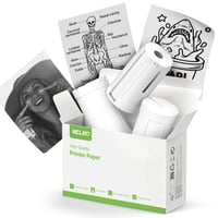 Samolepiaci termopapier do mini tlačiarne Nelko PM230, biely, 54 mm x 3,5 m, 3 ks – na fotografie, štúdium a poznámky 1