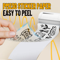 Samolepiaci termopapier do mini tlačiarne Nelko PM230, biely, 54 mm x 3,5 m, 3 ks – na fotografie, štúdium a poznámky 5