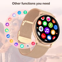 Nemheng Női Okosóra 1.32" Érintőkijelzővel - Bluetooth Hívás, IP67 Vízálló Fitneszkövető, Alvásfigyelő, Pulzusmérő, Vérnyomásmérő, 19 Sportm 6