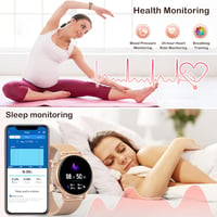 Nemheng Női Okosóra 1.32" Érintőkijelzővel - Bluetooth Hívás, IP67 Vízálló Fitneszkövető, Alvásfigyelő, Pulzusmérő, Vérnyomásmérő, 19 Sportm 5