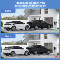 Nabíjací kábel NeoLenta typu 2 s otvoreným koncom 11 kW 10 m, náhradný kábel pre Wallbox 16 A 3-fázový 2
