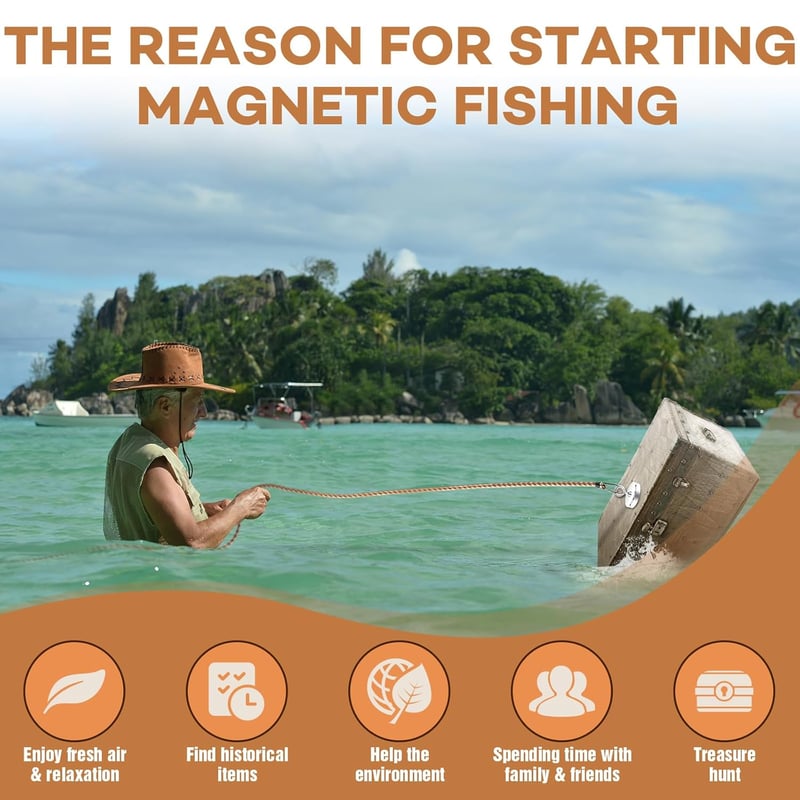 Neosmuk erős neodímium mágnes 140 kg teherbírású, nagy korong alakú mágnes magnet fishinghez