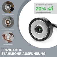 Neosmuk mágneses kampó 18 kg teherbírással, fekete neodímium, extra erős kampó szekrény rendezőhöz, műhely, grill és sátor felszereléshez 3